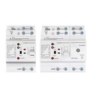 LUZRO Din Rail at L N 220V piccola doppia potenza conversione automatica selettore elettrico senza interruzione 2P 4P 63A LUZQ6 - Product Image 5