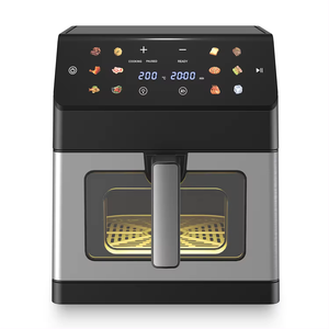 Aifa prix d'usine 5L 5.5L 6L 7L 8L acier inoxydable manuel sans huile grand écran tactile LED 360 Visible Widow friteuse à air numérique - Product Image 2