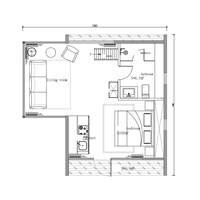 Kawagebo Kamp (KK) S580 58 ㎡   Casas Prefabricadas de Lujo en Forma de A, Casa Modular Prefabricada de Acero Ligero con Terraza
