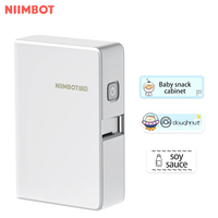 NiiMbot B18 Mini imprimante d'étiquettes à transfert thermique, Portable, sans fil, code à barres, ruban couleur intelligent
