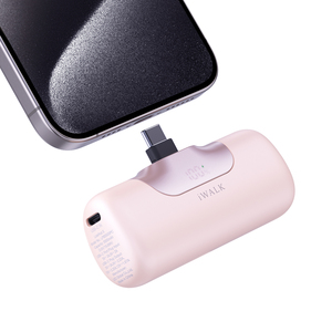 2025 idée cadeau Super petit pratique rose mignon pratique batterie externe à charge rapide avec affichage de signalisation numérique pour extérieur intérieur - Product Image 1