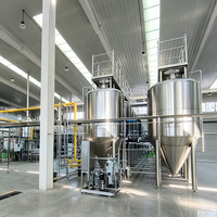 Cuve de fermentation de bière en acier inoxydable conique à double enveloppe de 4000 litres