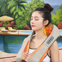 Masseur électrique de thérapie par pétrissage Shiatsu promotionnel Gude YC-303D4 avec contrôle de la minuterie pour le cou, les épaules, la taille, les hanches, les jambes, le dos et fonction chauffante