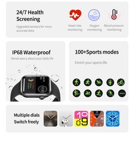 <span class=keywords><strong>Montre</strong></span> connectée sportive AMOLED 42 mm (1,85 pouces) IP68 étanche avec boîtier magnétique en acier inoxydable, série 11 Mini pour la santé quotidienne - Product Image 4