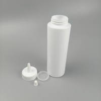 Bouteille de gel à ultrasons ECG à transmission médicale en plastique de 250ml avec bouchon à vis pour utilisation en médecine liquide