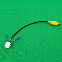 Kabel Adaptor Video Kamera Mundur Universal dengan Konektor 10-Pin untuk Head Unit Android Zhangxun