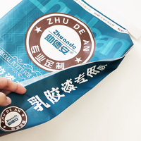 Wenzhou – sacs tissés en pp, mastic mural personnalisé, sac de valve de ciment vide stratifié en plastique, sac de ciment 25 20kg