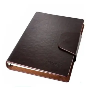 Eco Friendly Individuell PU Leder Abdeckung Notebook A5 Gebunden Business Journal Notebook Leder Notebook Druck Service