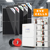 Système d'énergie solaire hybride Solis Storage 30 kW 50 kW 100 kW 125 kW 200 kW 250 kW avec batterie au lithium 50 kWh 60 kWh 100 kWh 200 kWh