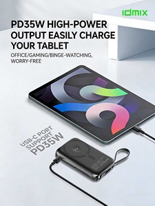 Cargador Inalámbrico Magnético IDMIX con Cable, Banco de Energía de 10000mAh con Carga Rápida para iPhone 16/17 - Product Image 6