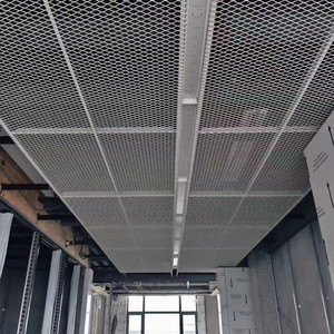 Ceiling Ceiling Decoration <b>Wire</b> <b>Mesh</b>, Diamond-shaped Steel Plate <b>Mesh</b>. Customization Available. - Product Image 3