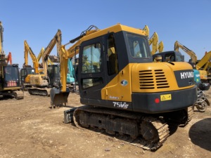 Meilleure Offre : Excavatrice Compacte Hyundai 75VC 7,5 Tonnes d'Occasion, Faible Consommation de Carburant, État de Fonctionnement Impeccable, Construction - Product Image 5