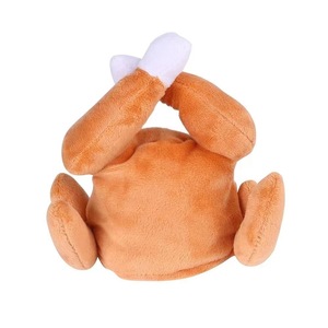 Hermoso sombrero con forma de pata de pollo para mascotas, color marrón, ajustable, para gatos y perros, disfraz para mascotas, diadema divertida para todas las estaciones - Product Image 3
