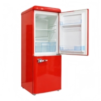 BC248VX 2023 Réfrigérateur-congélateur électrique portable en acier inoxydable, 30 pouces de large, capacité de 128 L, classe d'efficacité énergétique 1, usage domestique