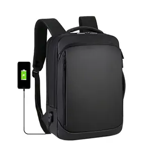 2020 Black Tough Laptop Männer Square Rucksack Rückseite Hochwertige Unisex Umhängetasche Travel Gym Bag