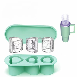 Thực Phẩm Cấp <span class=keywords><strong>Silicone</strong></span> <span class=keywords><strong>Ice</strong></span> <span class=keywords><strong>Cube</strong></span> Khay Thân Thiện Với Môi Hình Trái Tim Khuôn Cho Xe Gắn Nước Cup <span class=keywords><strong>Ice</strong></span> Buster <span class=keywords><strong>Silicone</strong></span> Cup - Product Image 2