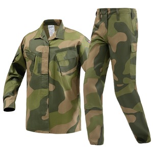 Tenue tactique de sécurité norvégienne en camouflage jungle M09, veste et pantalon de combat robustes pour la chasse en extérieur - Product Image 1