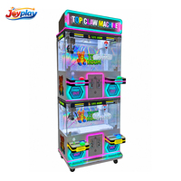 Joyplay Machine d'arcade grue à pinces commerciale pour 4 joueurs, jeu de préhension de peluches et de récompenses