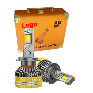 Triple <span class=keywords><strong>rouge</strong></span> cuivre phares de voiture 50000LM 240W Auto lampe à LED H1 H4 H7 H11 9005 9007 H27 Offre Spéciale voiture LED phare ampoule - Product Image 1