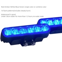 Feux de moto homologués CE avec 6 LED, gyrophare de toit étanche IP65 18W, accessoire d'avertissement pour calandre de véhicule 12V, pour voitures neuves