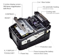 Signal Fire AI-7C Optical Fiber Fusion Splicer Electric Ftth Welding Machine 5 Years Free After Sale Service