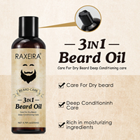Huile pour barbe et cheveux pour hommes, soin nourrissant, hydratant et brillant, 3 en 1, 200 ml, pureté, soin en profondeur