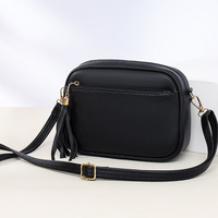 Sac à main en cuir souple de marque de luxe tendance, design décontracté, grande capacité, sac à main en cuir véritable pour femmes