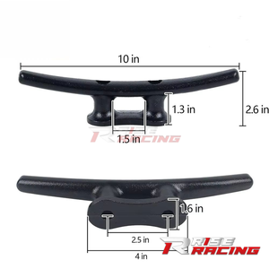 RISE Factory Custom 4, 6, 8, 10 pouces Crampons de fixation en acier pour bateaux, quais marins et kayaks, Neuf, Décoration Nautique Maritime - Product Image 3