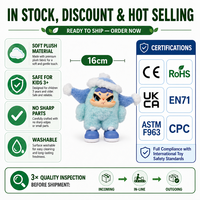 Jouet en peluche personnalisé en coton PP - Personnage d'anime mignon, mascotte, souvenir, cadeau pour enfants