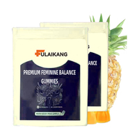 Gomitas para el Equilibrio Femenino de Marca Privada OEM, Probiótico para Mujeres con Bacillus Coagulans y Piña para el Equilibrio del pH