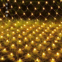 Rideau lumineux LED multicolore en maille, étanche, guirlande féerique, décoration de plafond pour intérieur, extérieur, fête, mariage