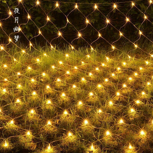Rideau lumineux LED multicolore en maille, étanche, guirlande féerique, décoration de plafond pour intérieur, extérieur, fête, mariage - Product Image 3