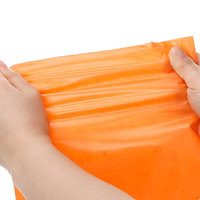 Kundenspezifisch bedruckte orangefarbene Poly-Mailer, orangefarbene Versandtaschen, Kuriertaschen, Versandtaschen, Flyer-Verpackungstaschen, Poly-Mailer-Tasche