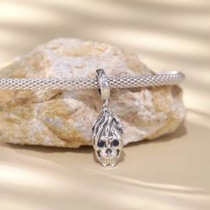 Esqueleto de Halloween serie esqueletos <span class=keywords><strong>huesos</strong></span> gemas misteriosas Diy colgante oscuro personalizado Decoración Accesorios de joyería - Product Image 2