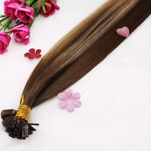 Extensions de cheveux en kératine italienne en gros Jasmine Beauty, pointes plates en K, cheveux humains doublement étirés Remy - Product Image 1