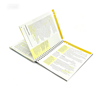 Carnet de coloriage A5 personnalisé avec reliure spirale Wire-o, service d'impression de livres à couverture souple