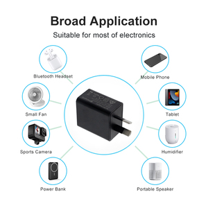 Adaptateur secteur certifié SAA RCM <span class=keywords><strong>5</strong></span> <span class=keywords><strong>volts</strong></span> <span class=keywords><strong>2</strong></span> <span class=keywords><strong>ampères</strong></span>, prise AU, <span class=keywords><strong>chargeur</strong></span> mural USB 5V 1A 1.5A 2A pour oreiller chauffant - Product Image 6