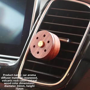 Difusor <span class=keywords><strong>de</strong></span> Aroma <span class=keywords><strong>de</strong></span> Lujo para Coche, <span class=keywords><strong>de</strong></span> Madera, con Aroma a Sándalo, Adorno <span class=keywords><strong>de</strong></span> Aromaterapia <span class=keywords><strong>de</strong></span> Larga Duración, Piedra Volcánica, Eliminador <span class=keywords><strong>de</strong></span> Olores - Product Image 6