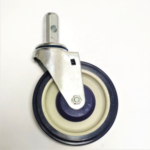 HM2207 Serie <span class=keywords><strong>3</strong></span>/4/Zoll Schwenkbare Verriegelung platte Verschleiß feste Lenkräder für Stühle und Hocker Store Trolley - Product Image 1