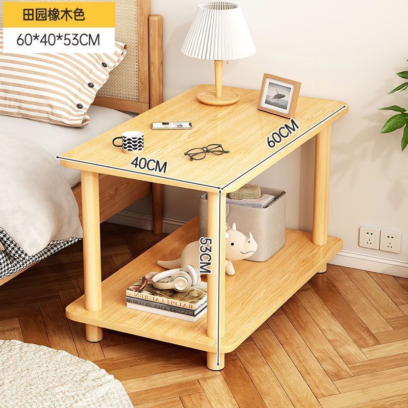 Color madera natural, patas de madera maciza [60x40x53cm]