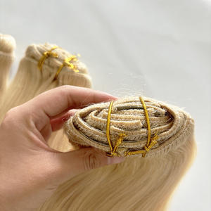 Extension de <span class=keywords><strong>cheveux</strong></span> Remy à clipser à double tirage Extensions de <span class=keywords><strong>cheveux</strong></span> 100% <span class=keywords><strong>cheveux</strong></span> humains à cuticule alignée - Product Image 5