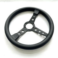 Volant de direction double usage Sim et voiture réelle, 350 mm, 33 mm de profondeur, poignée en daim souple, 6 trous, PCD 6x70 mm