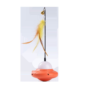 Giocattolo per Gatti 2-in-1 con Laser Automatico e Piuma Staccabile, Divertimento per la Caccia - Product Image 6