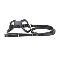 Ensemble harnais et collier pour chien, en cuir véritable, confortable, avec des rivets, personnalisé, pour tous les saisons, meilleures ventes,