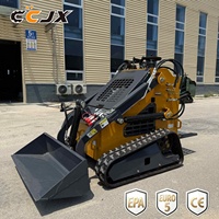 Mini-chargeuse compacte d'exportation certifiée CE EPA Euro5 avec plaque signalétique métallique pour la construction, l'agriculture et la fourniture mondiale de machines