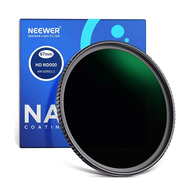 NEEWER 67mm ND Filter ND1000 10 Stops Filtre à densité neutre multicouche Nano Coated HD Optical Glass Camera Lens Filter