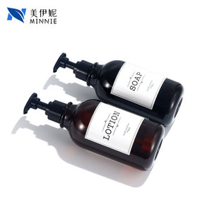 Minnie Hand Soap Dish Soap 500ml PET <b>Plastic</b> Bottle With Pump Label Design For Wash Care <b>Packaging</b> - Product Image 3