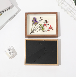 Caja de madera colgante <span class=keywords><strong>para</strong></span> pared, Marco conmemorativo de 5x7, 8x8 pulgadas <span class=keywords><strong>para</strong></span> recuerdos de bebé, foto de boda, caja de sombra de madera blanca, estuche de exhibición, venta al por mayor - Product Image 5