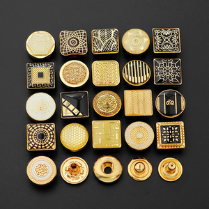 OEM Custom Metal Snap <b>Button</b> Eco Friendly Standard Round Square Multiple Metal Options Sturdy Fastener For Clothing - Product Image 4