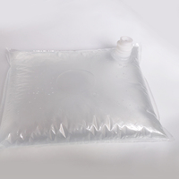 Sac liquide transparent BIB (Bag-in-Box) pour sirop 5L 10L, en PE, emballage aseptique pour cola avec valve pour eau de coco
